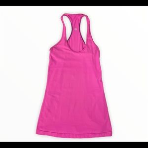 Lululemon Pink long tank (19 inch) size 4